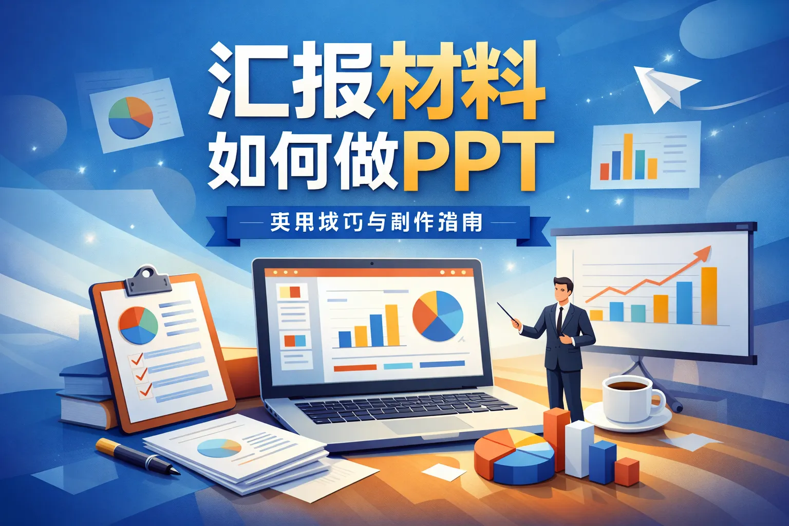 汇报材料如何做ppt