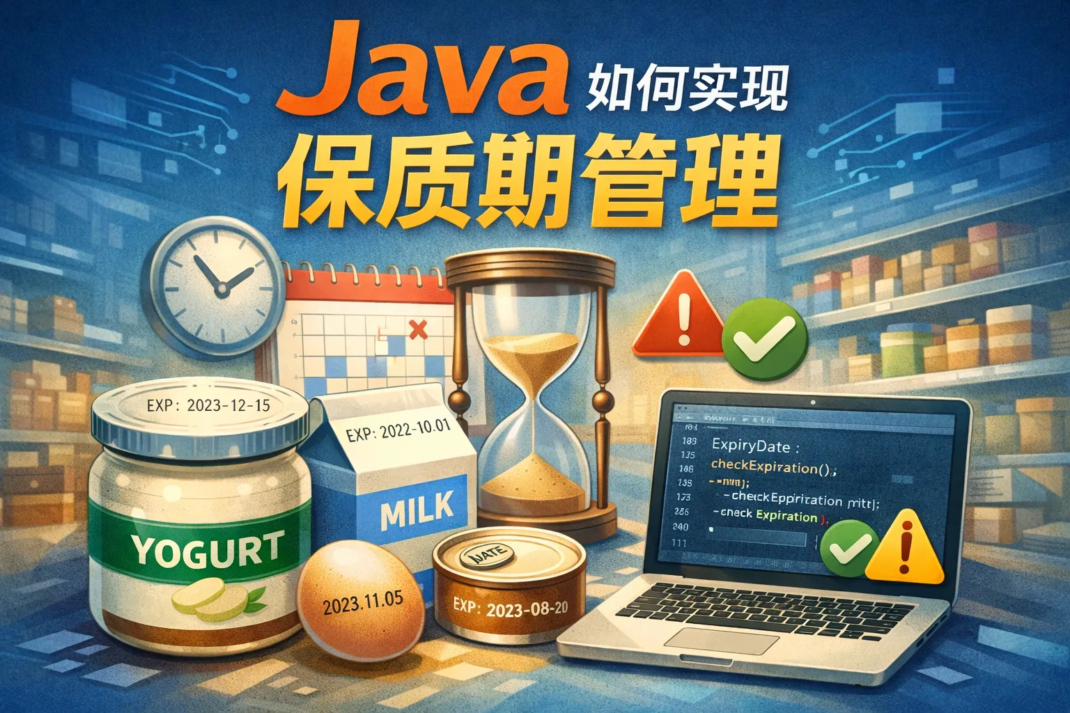 Java如何实现保质期管理