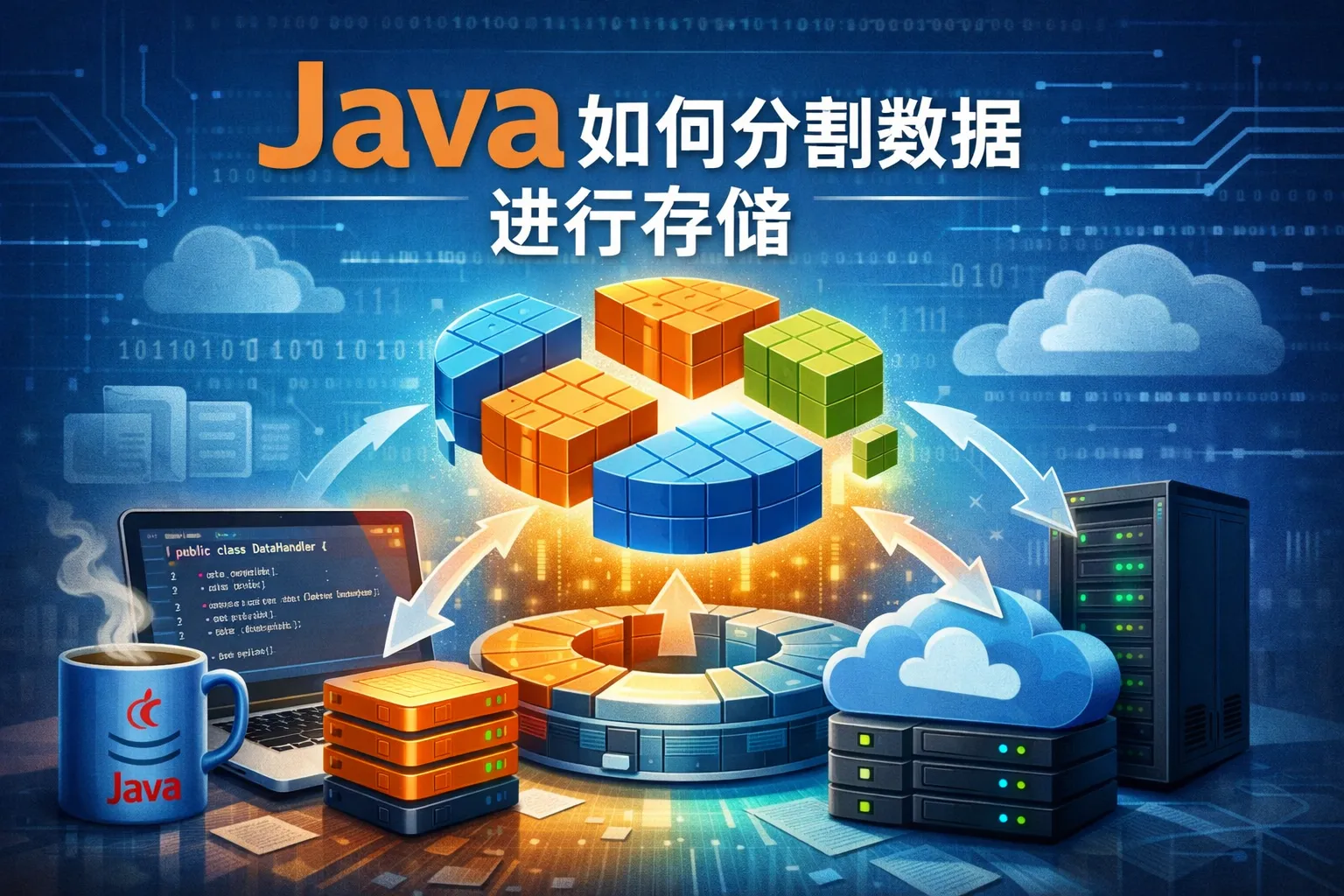 java如何分割数据进行存储