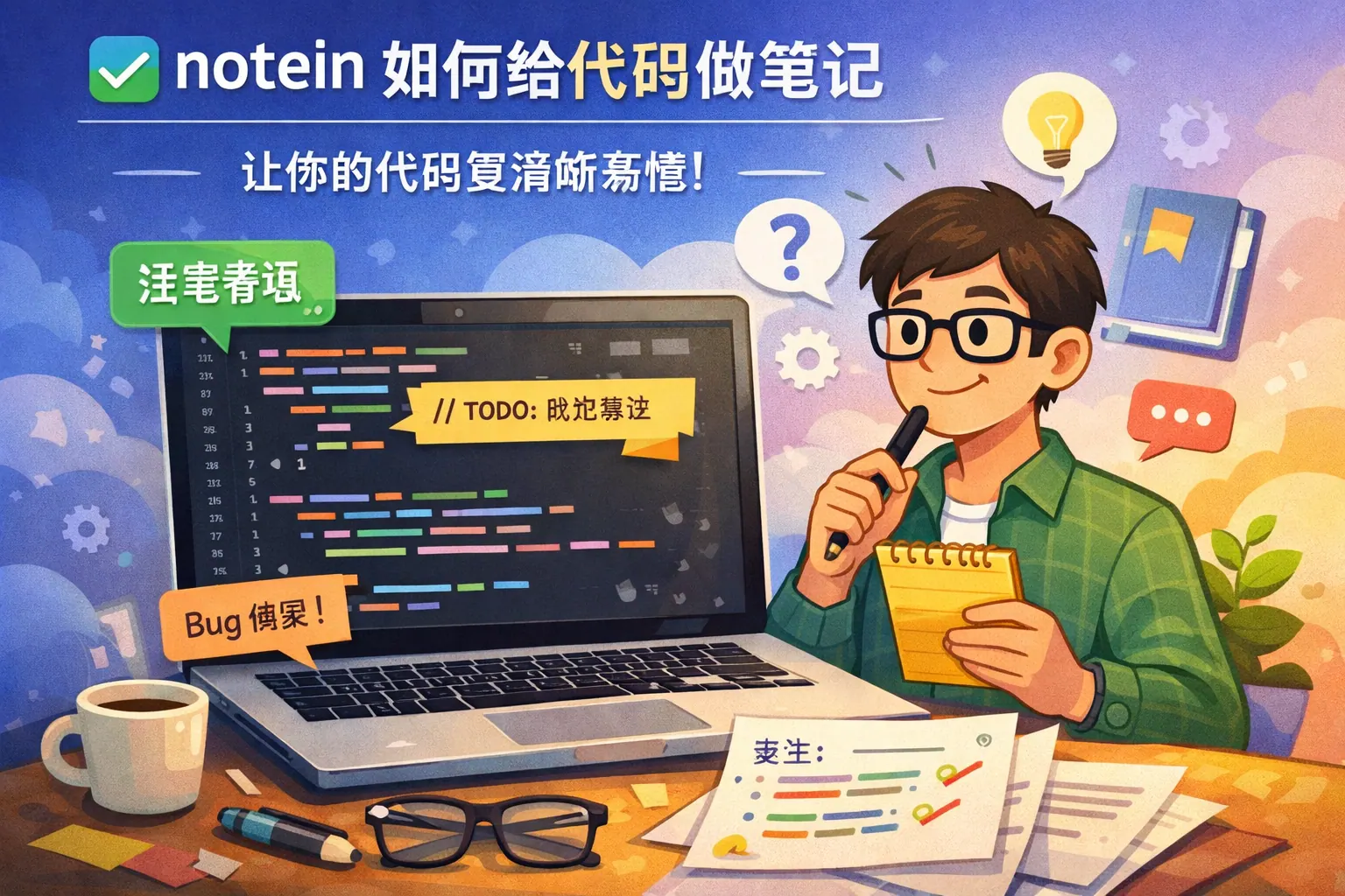 notein如何给代码做笔记
