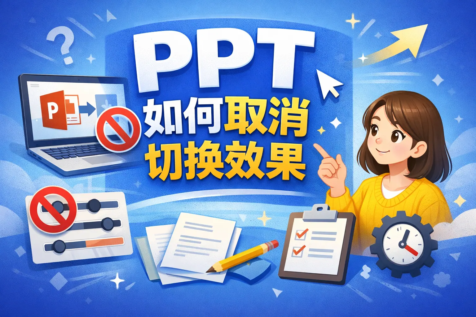 ppt如何取消切换效果