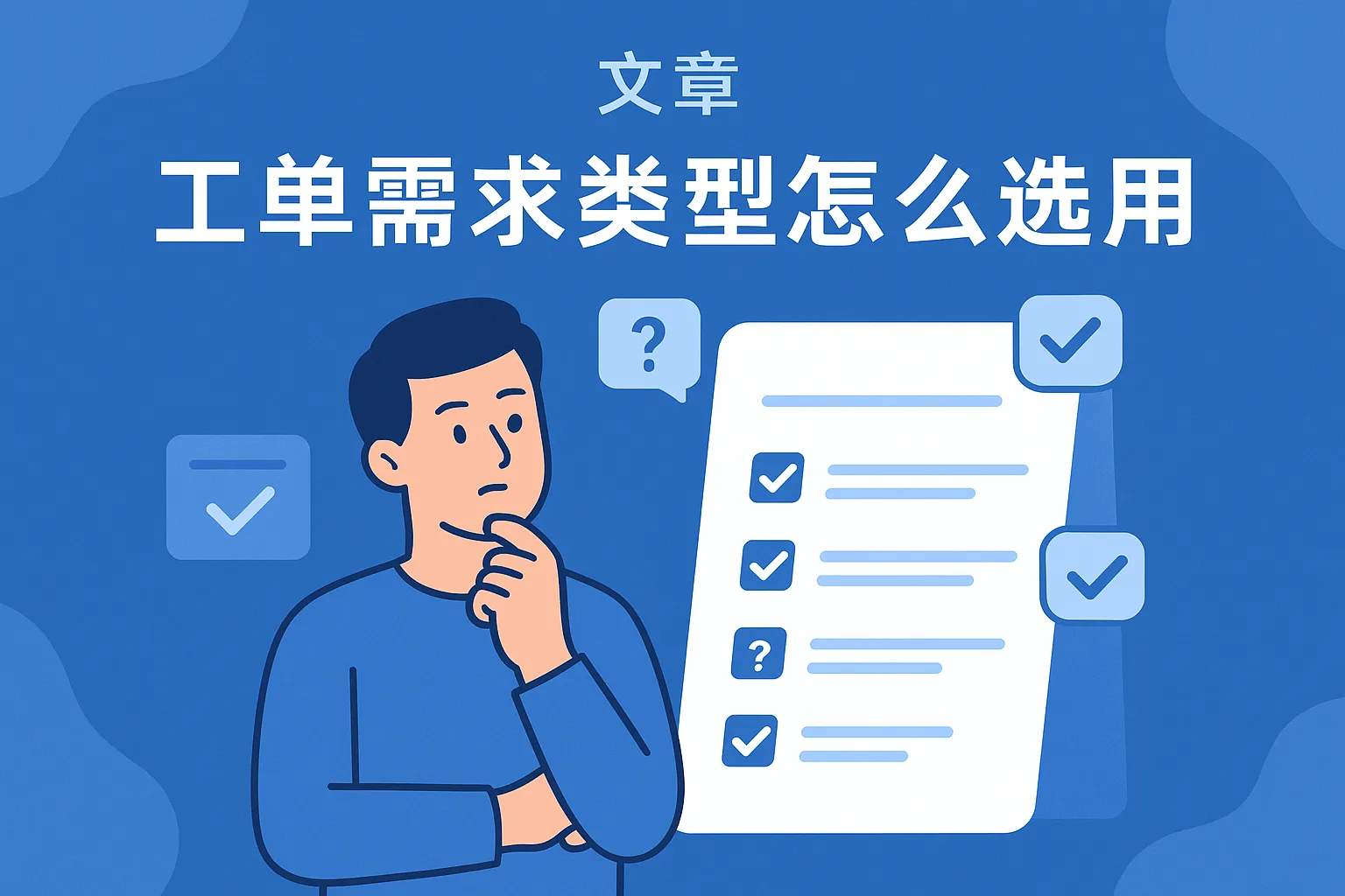 工单需求类型怎么选用