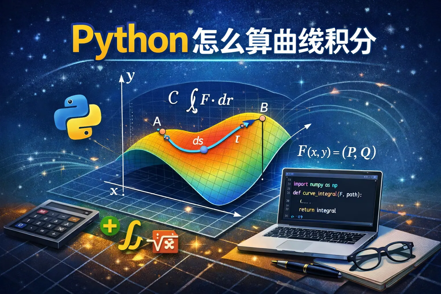 python怎么算曲线积分