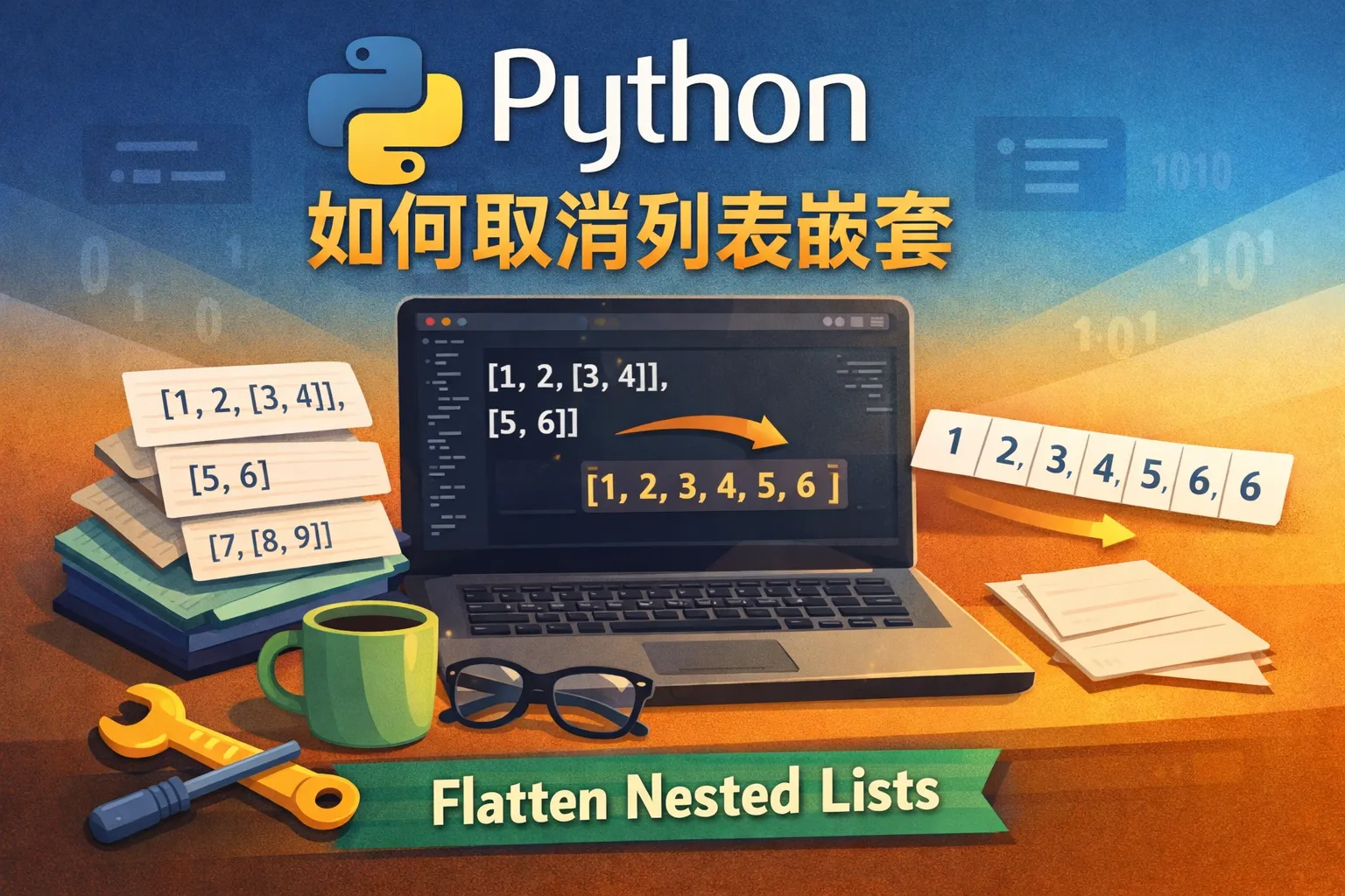 python如何取消列表嵌套