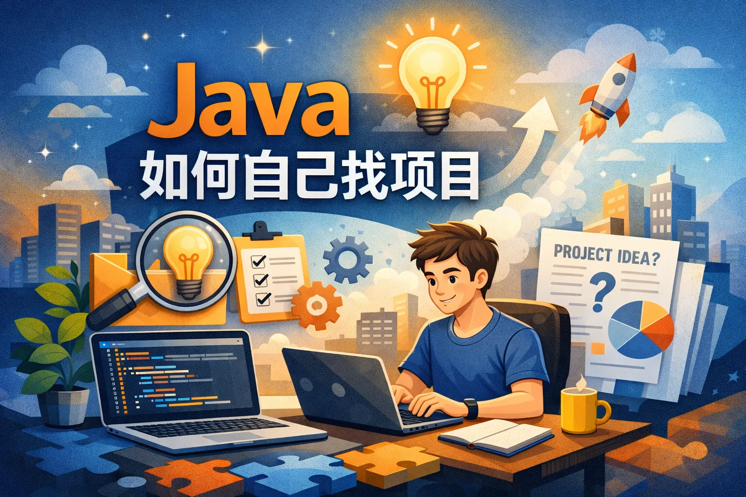 java如何自己找项目