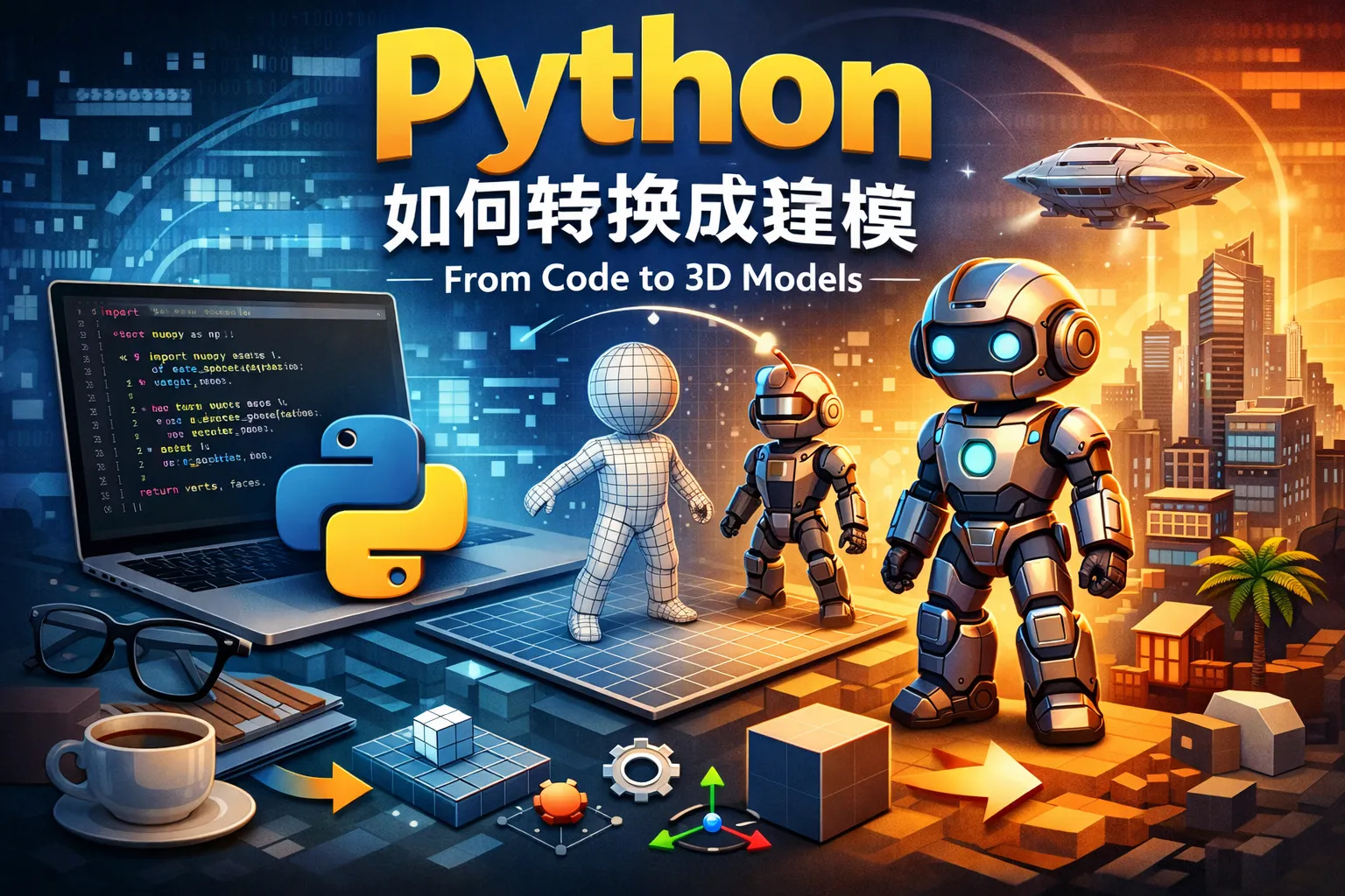 Python如何转换成建模