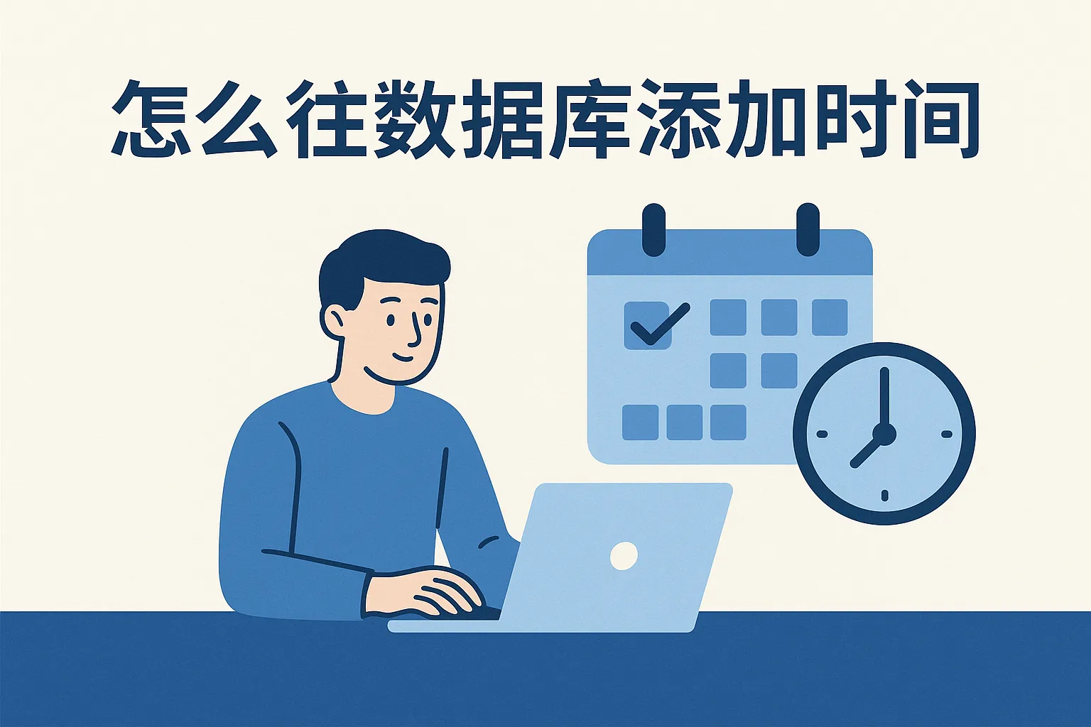 怎么往数据库添加时间