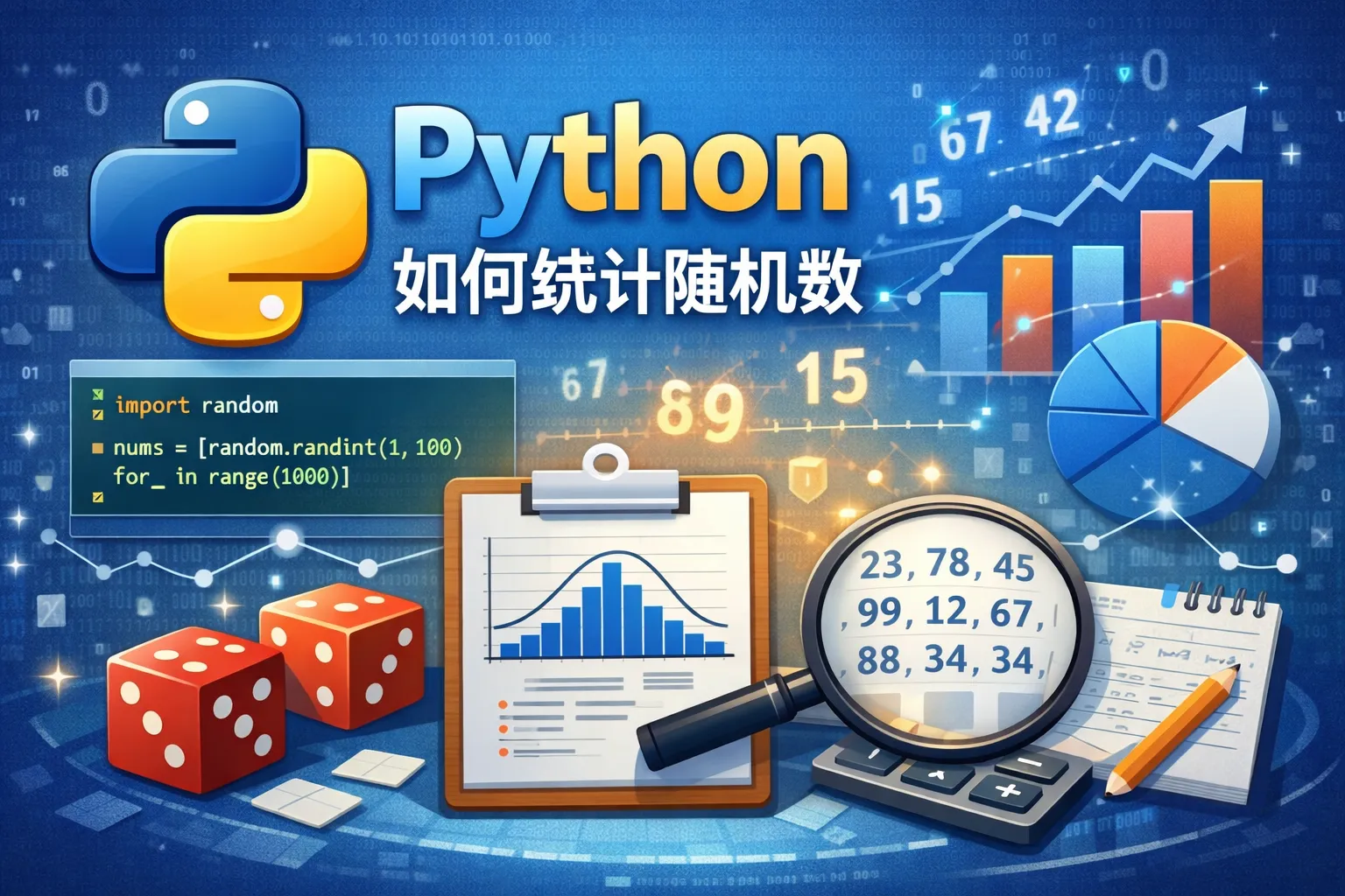python如何统计随机数