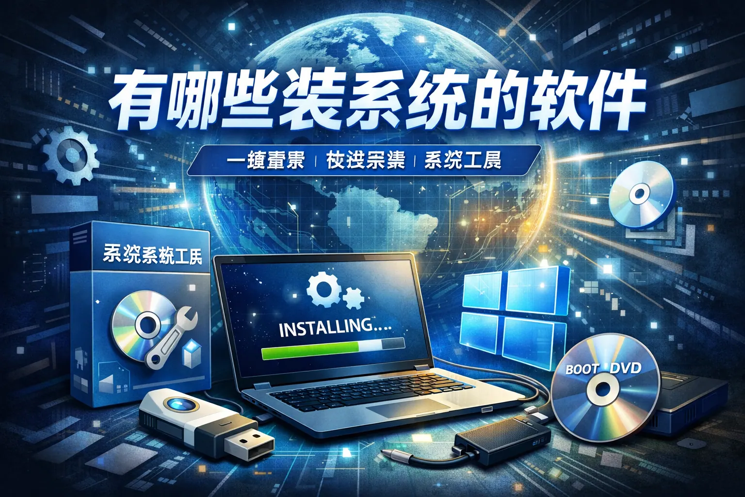 有哪些装系统的软件