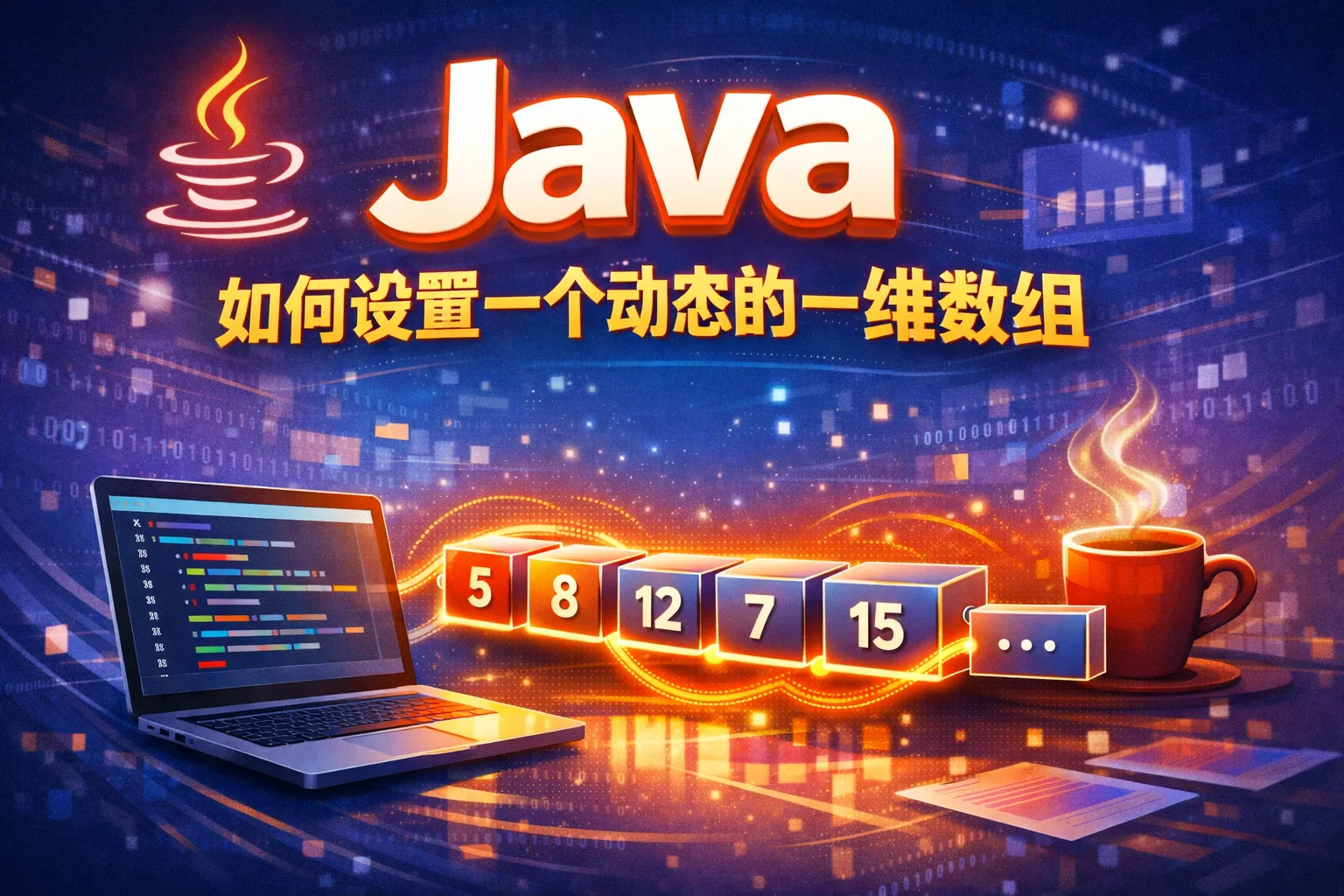 java如何设置一个动态的一维数组
