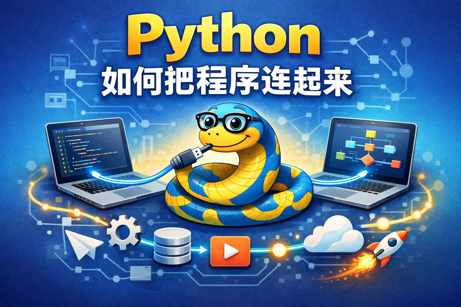 python如何把程序连起来