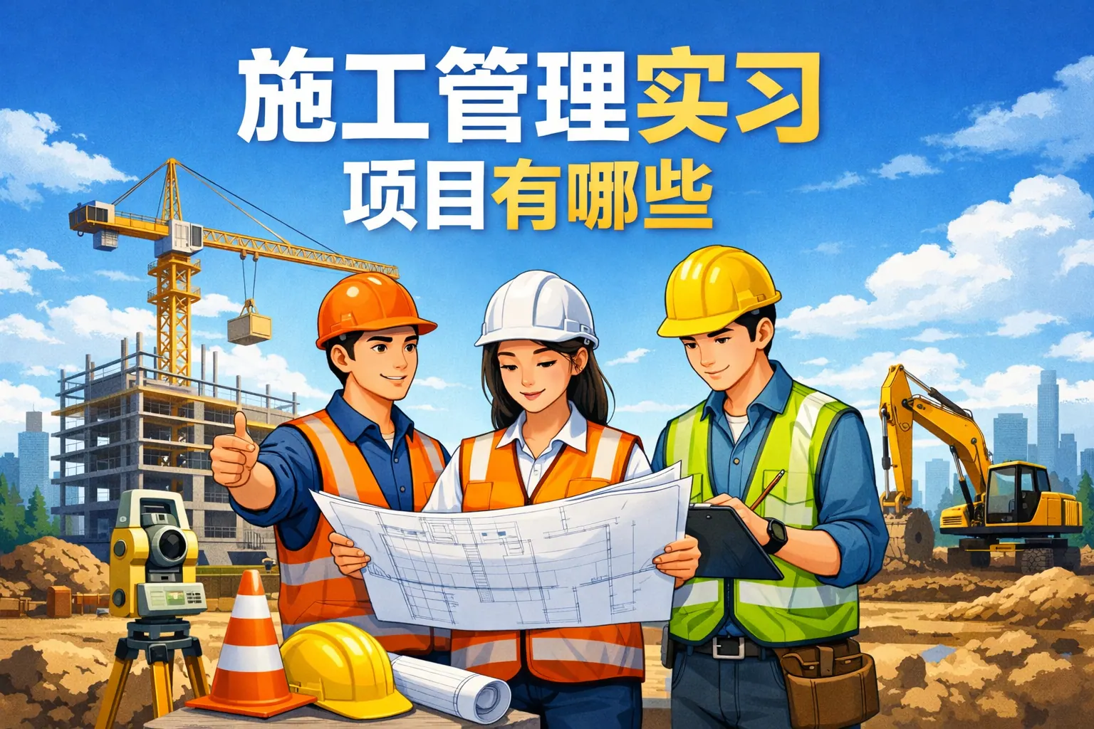 施工管理实习项目有哪些