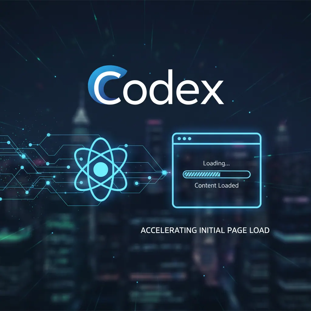 Codex 如何处理 React 项目的首屏加载