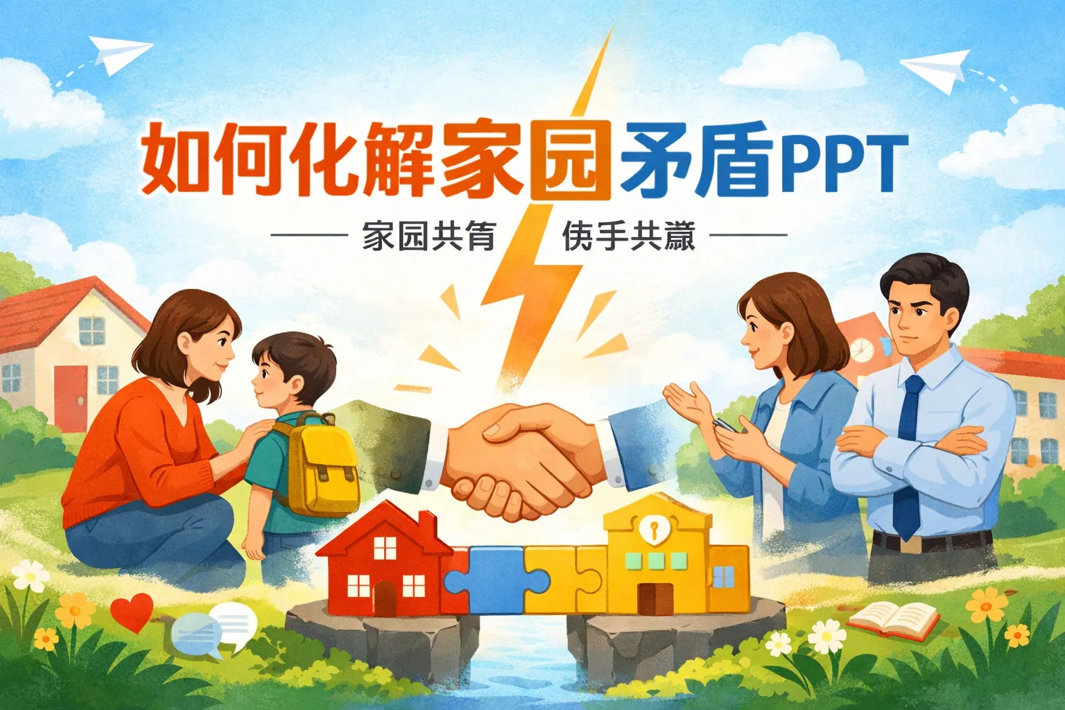 如何化解家园矛盾ppt