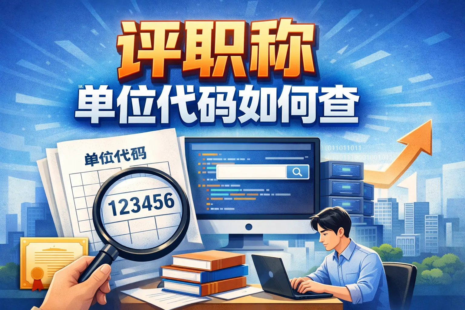 评职称单位代码如何查