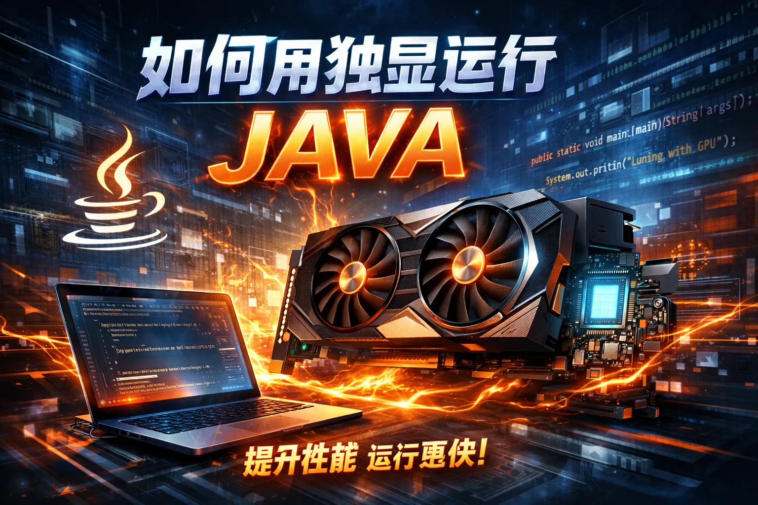 如何用独显运行JAVA