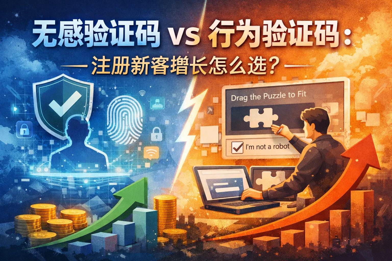 无感验证码vs行为验证码:注册新客增长怎么选?