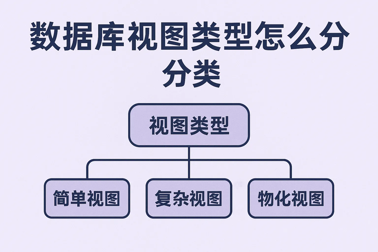 数据库视图类型怎么分类