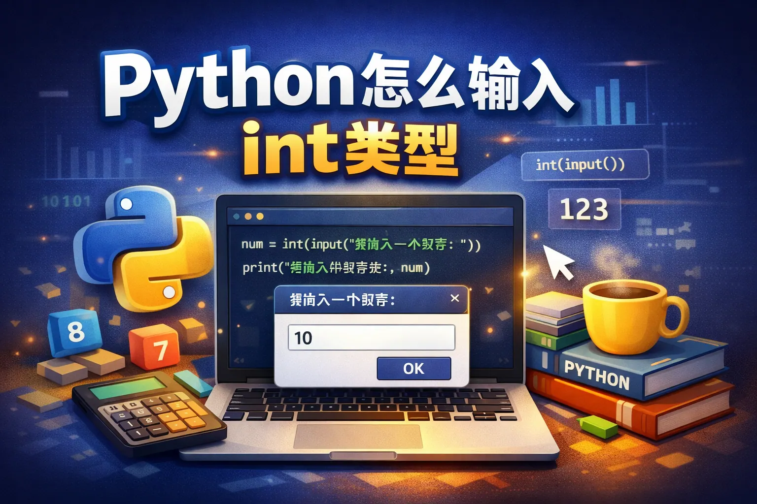 python怎么输入int类型