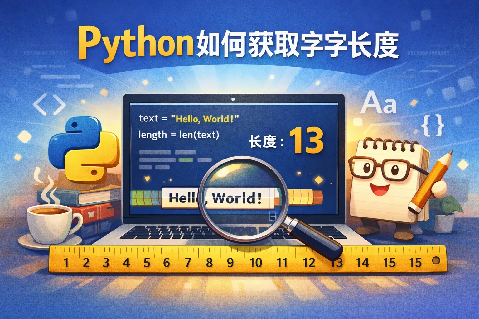 python如何获取字符长度