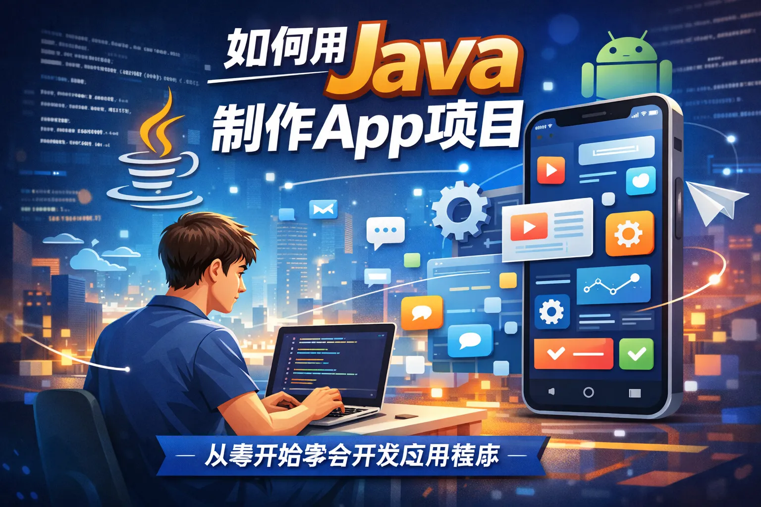 如何用java制作app项目