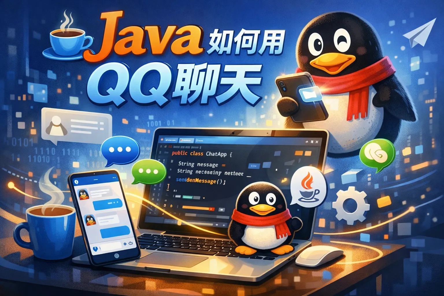 java如何用qq聊天