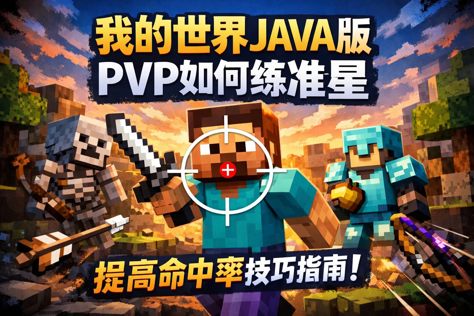 我的世界java版pvp如何练准星