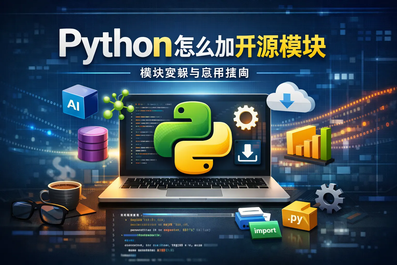 python怎么加开源模块