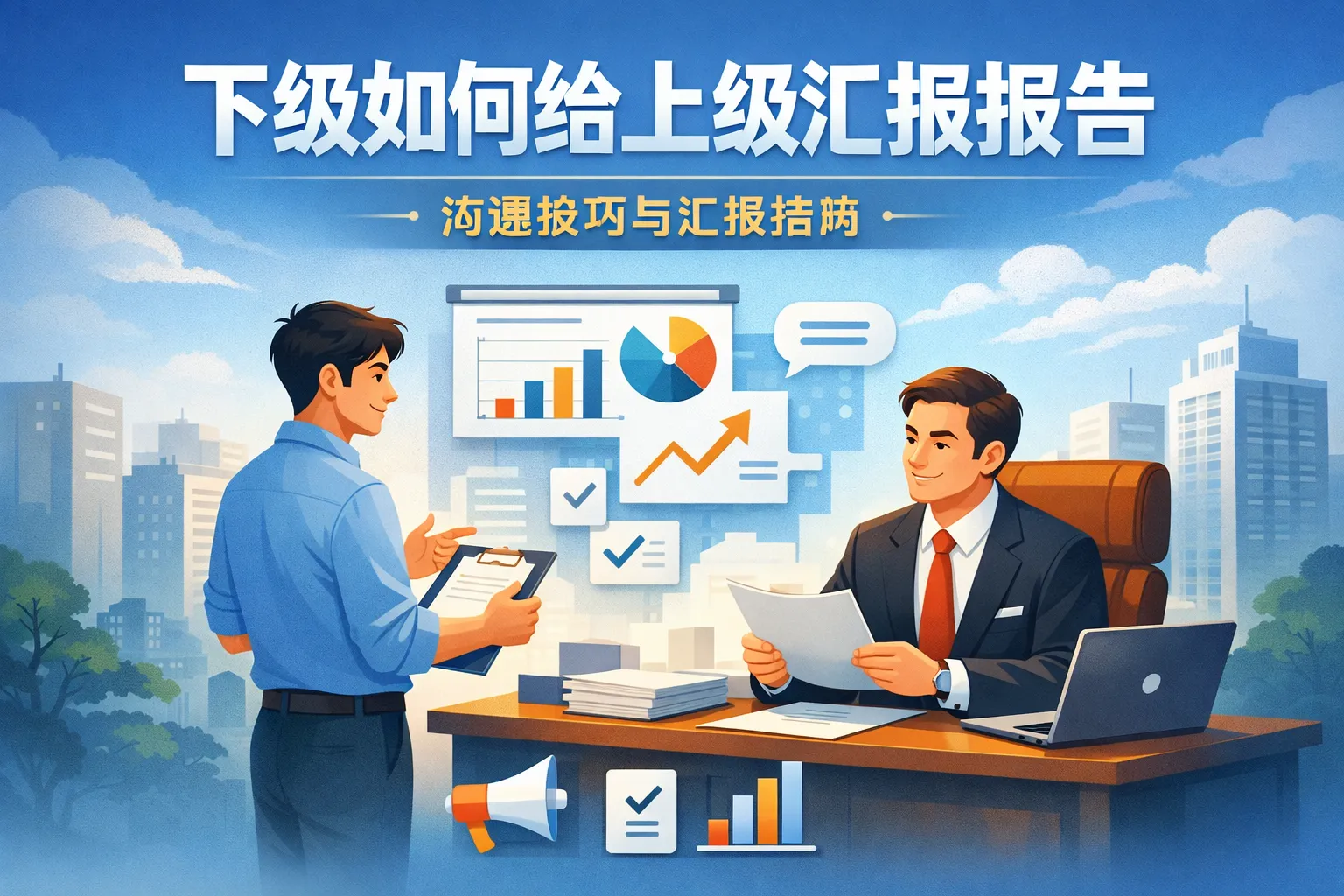 下级如何给上级汇报报告