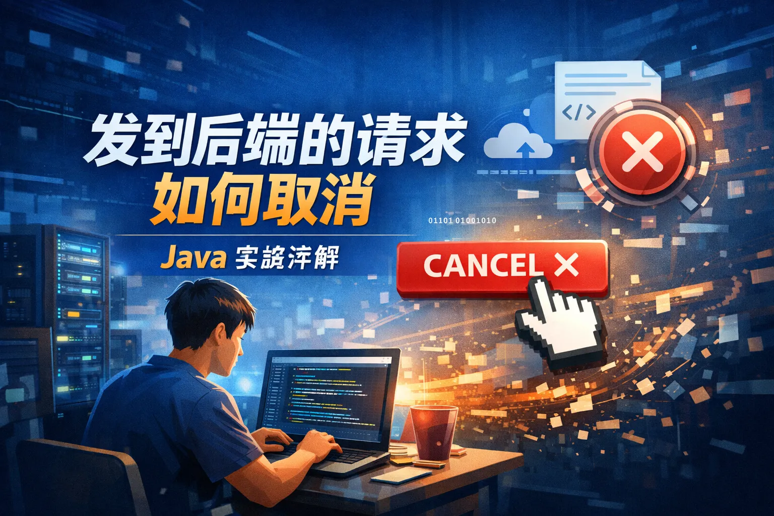 发到后端的请求如何取消java