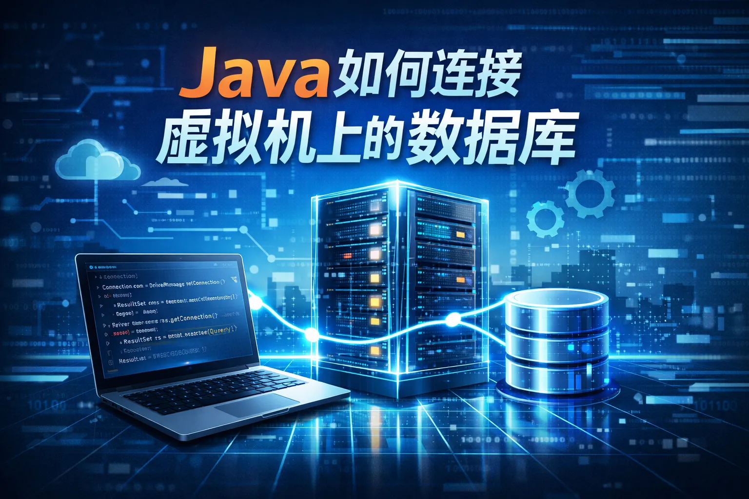 java如何连接虚拟机上的数据库