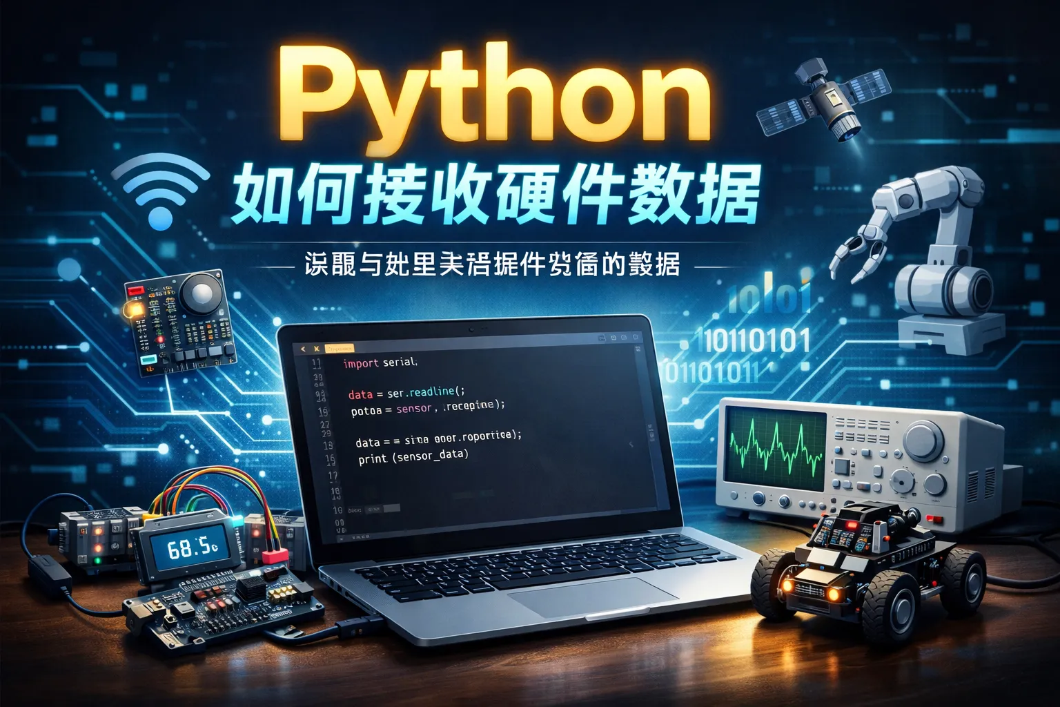 python如何接收硬件数据