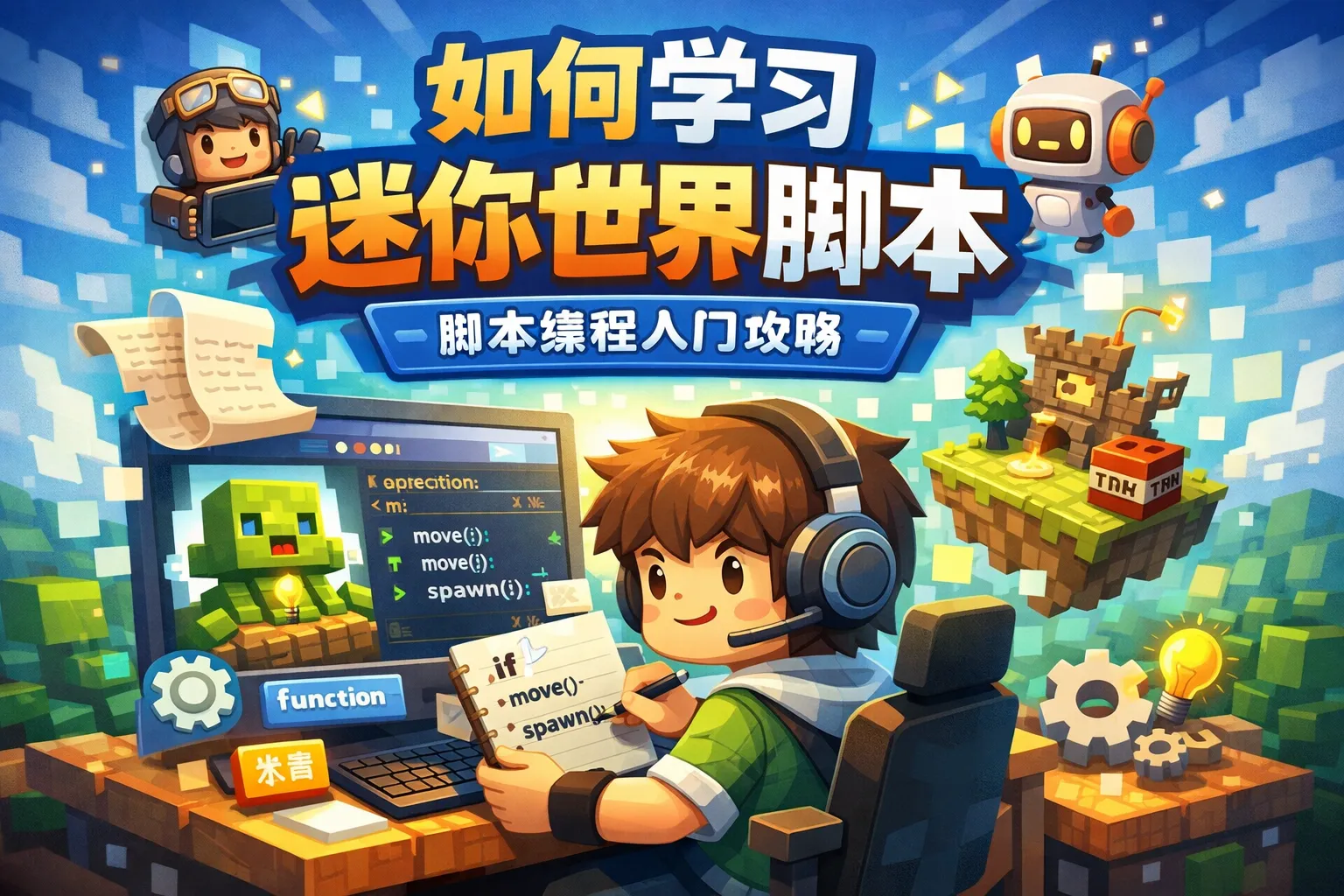 如何学习迷你世界脚本