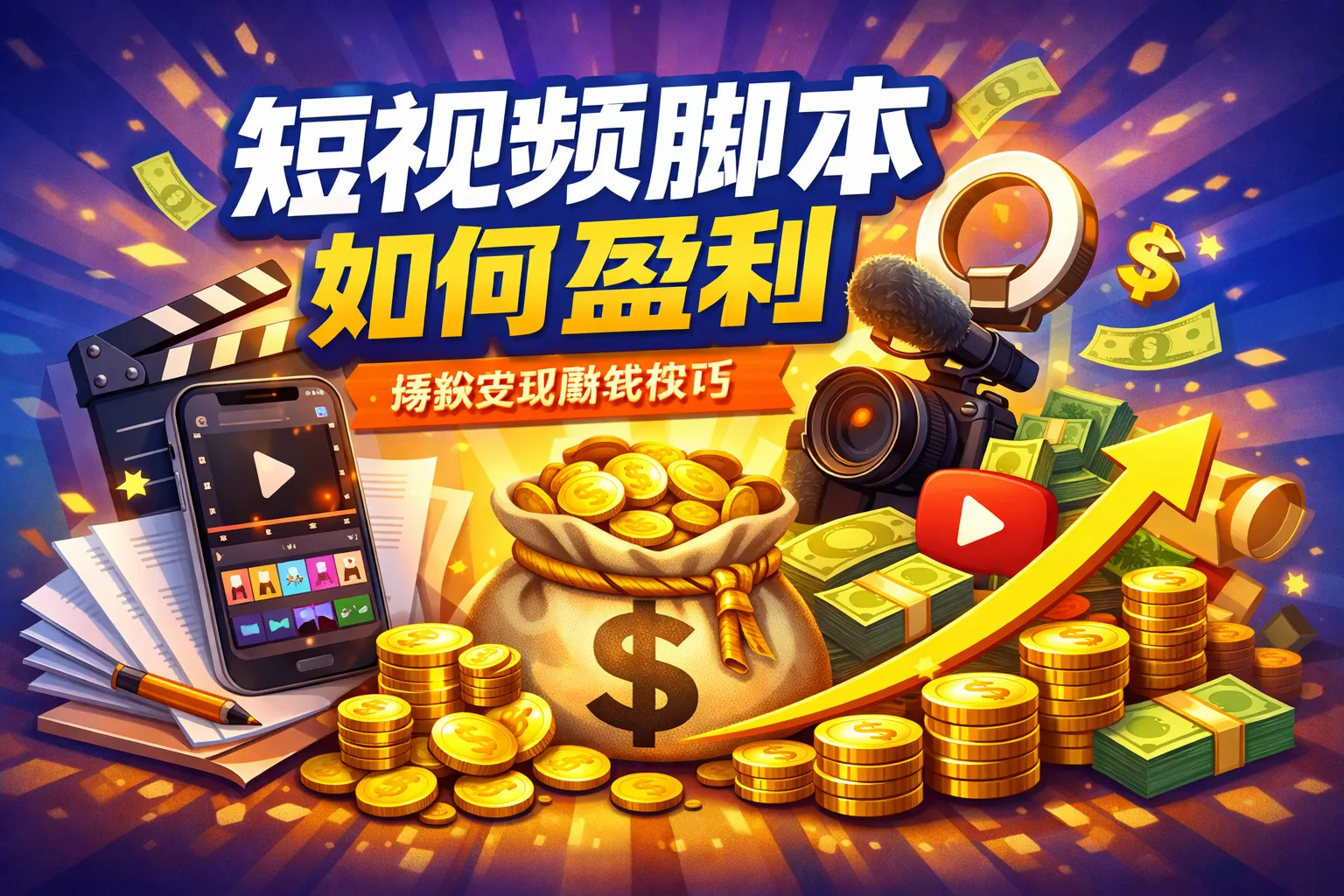 短视频脚本如何盈利