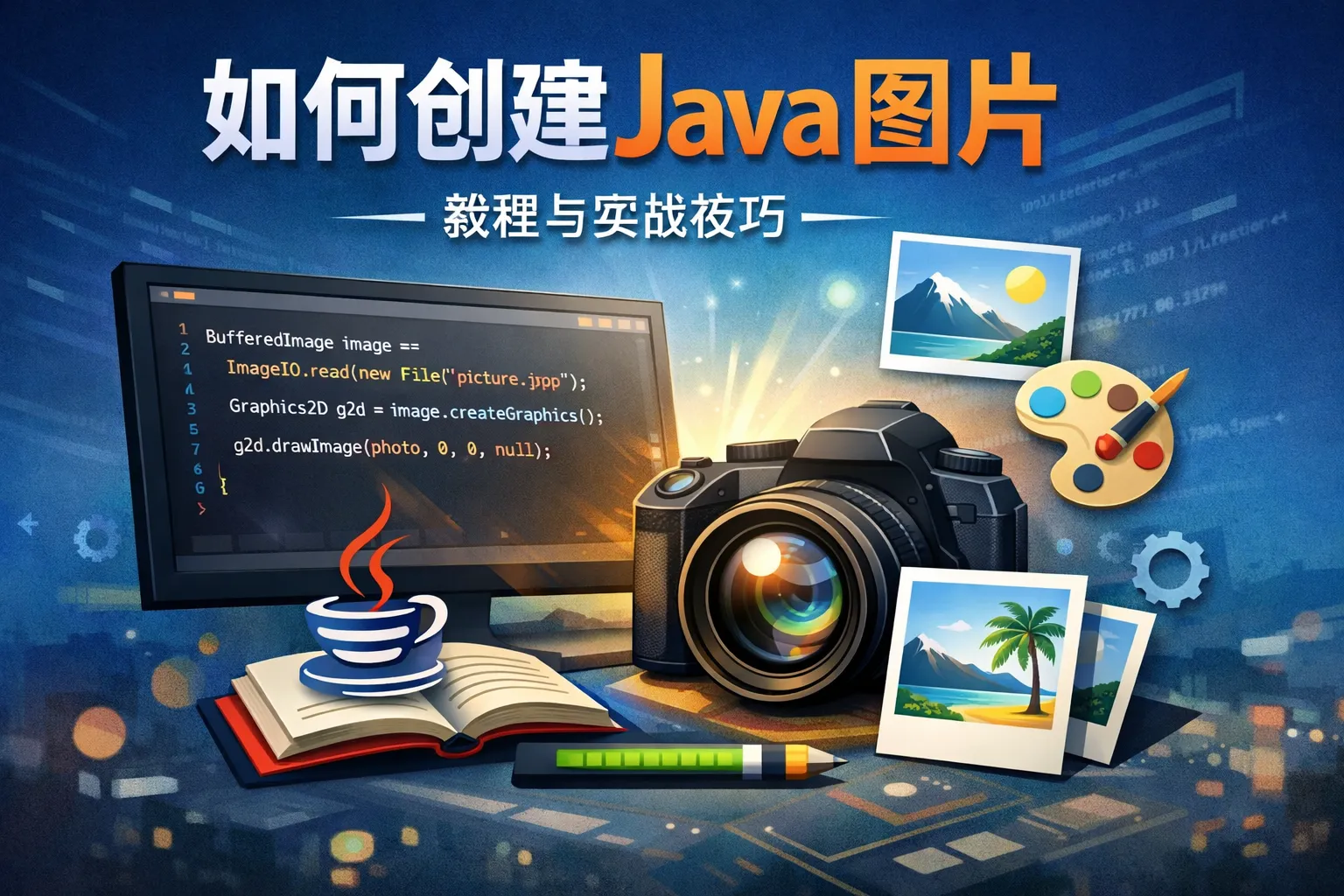如何创建java图片