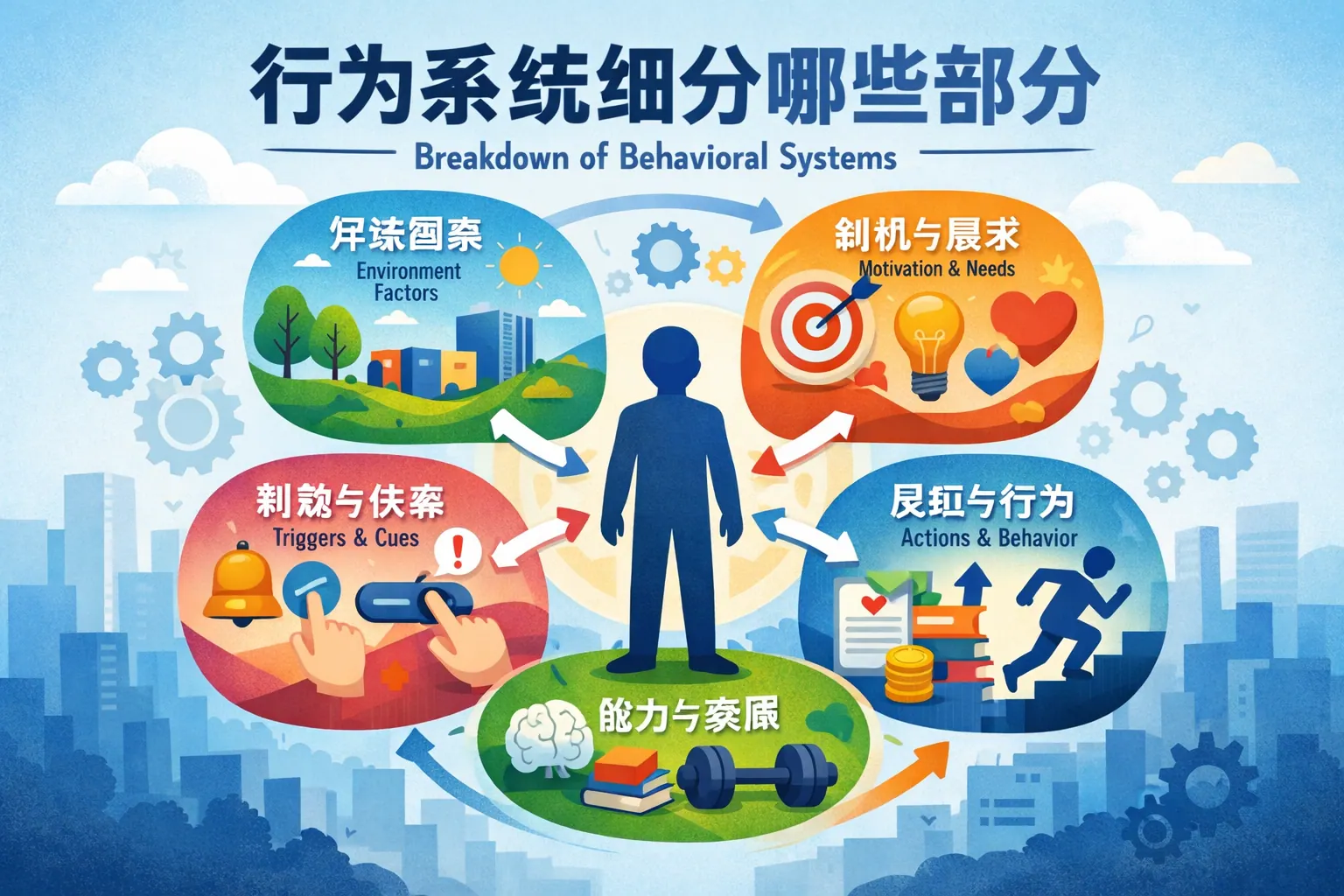 行为系统细分哪些部分