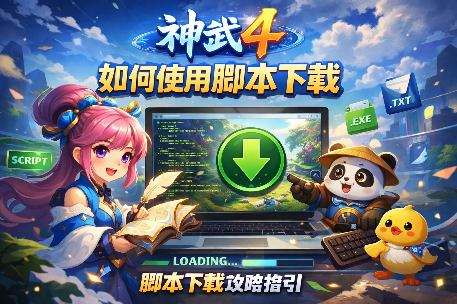 神武4如何使用脚本下载