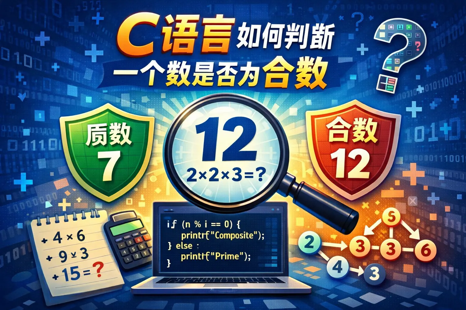 c语言如何判断一个数是否为合数