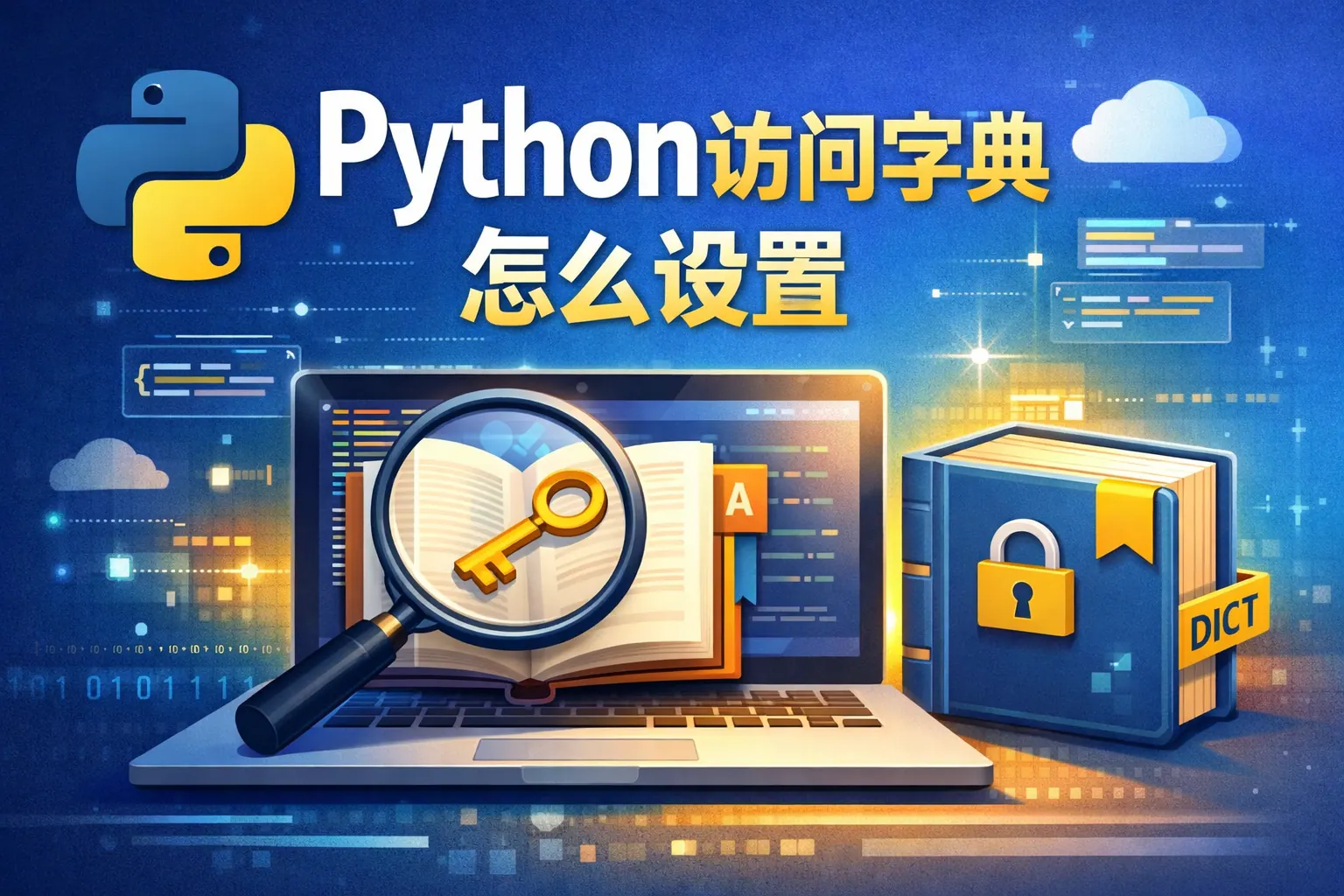 python访问字典怎么设置