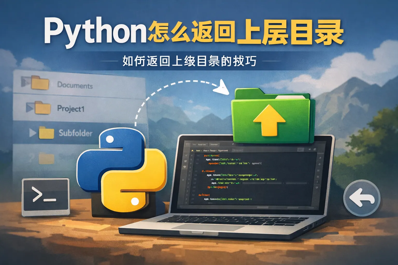 python怎么返回上层目录