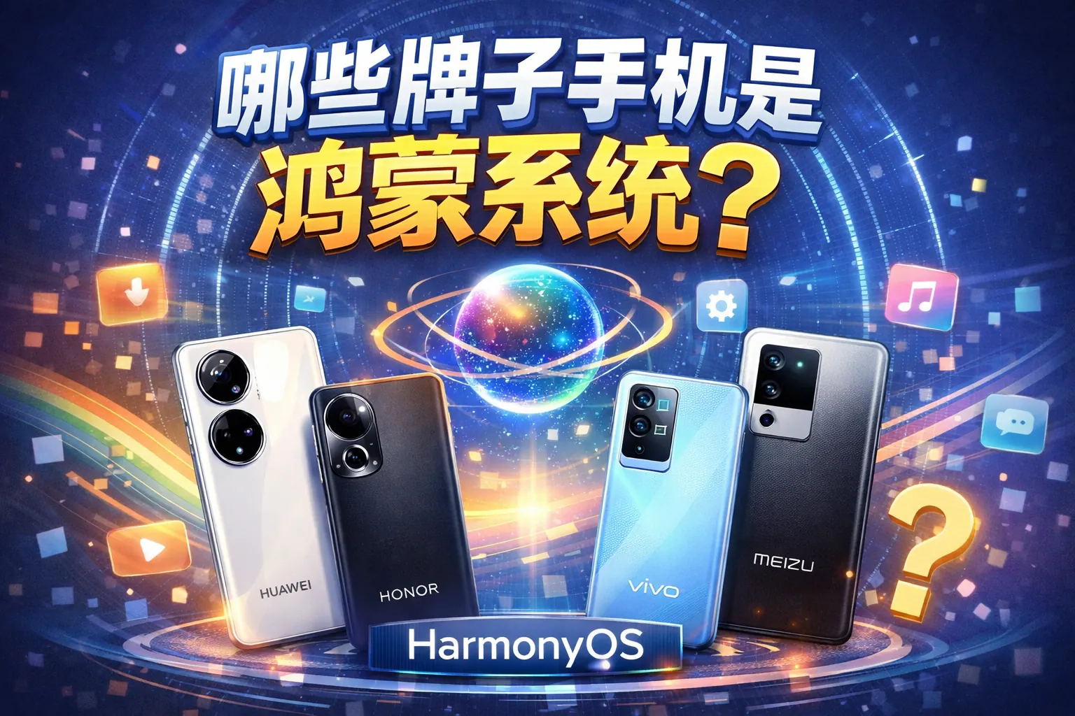 哪些牌子手机是鸿蒙系统