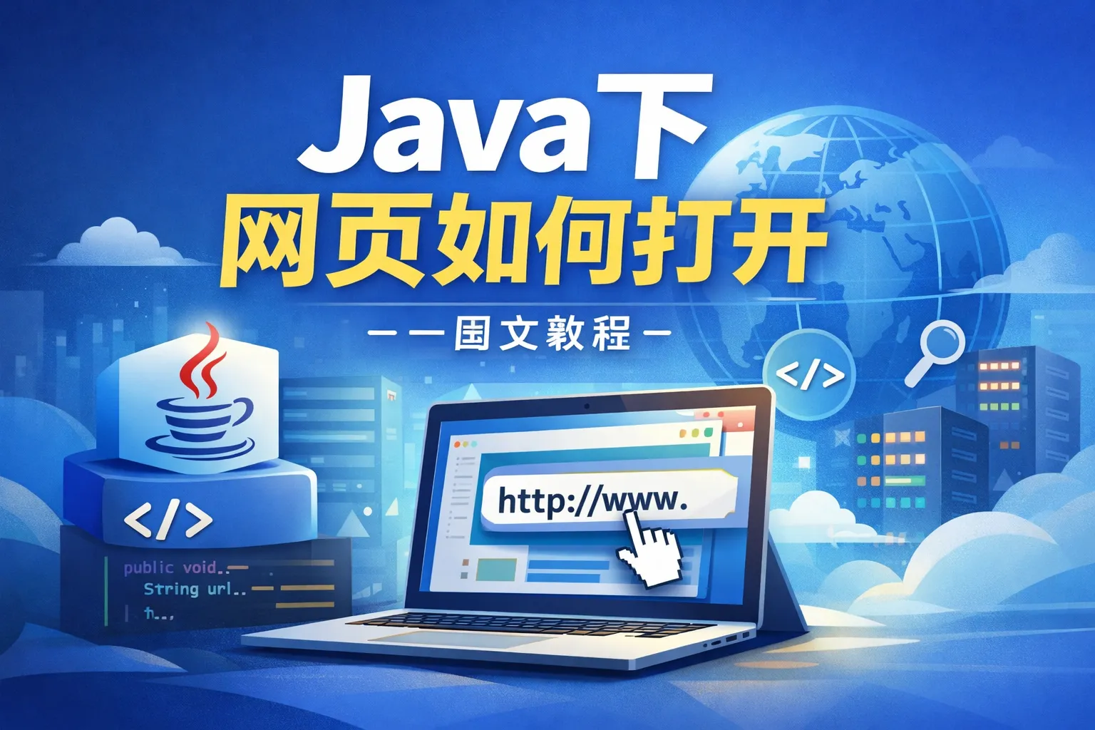 java下网页如何打开