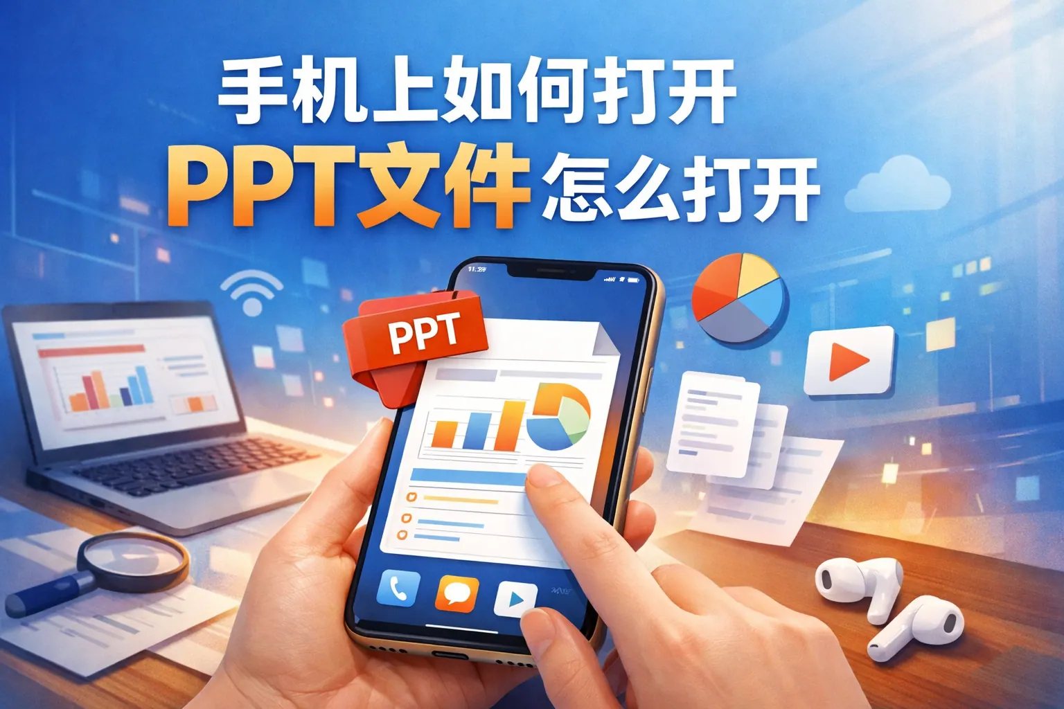手机上如何打开ppt文件怎么打开