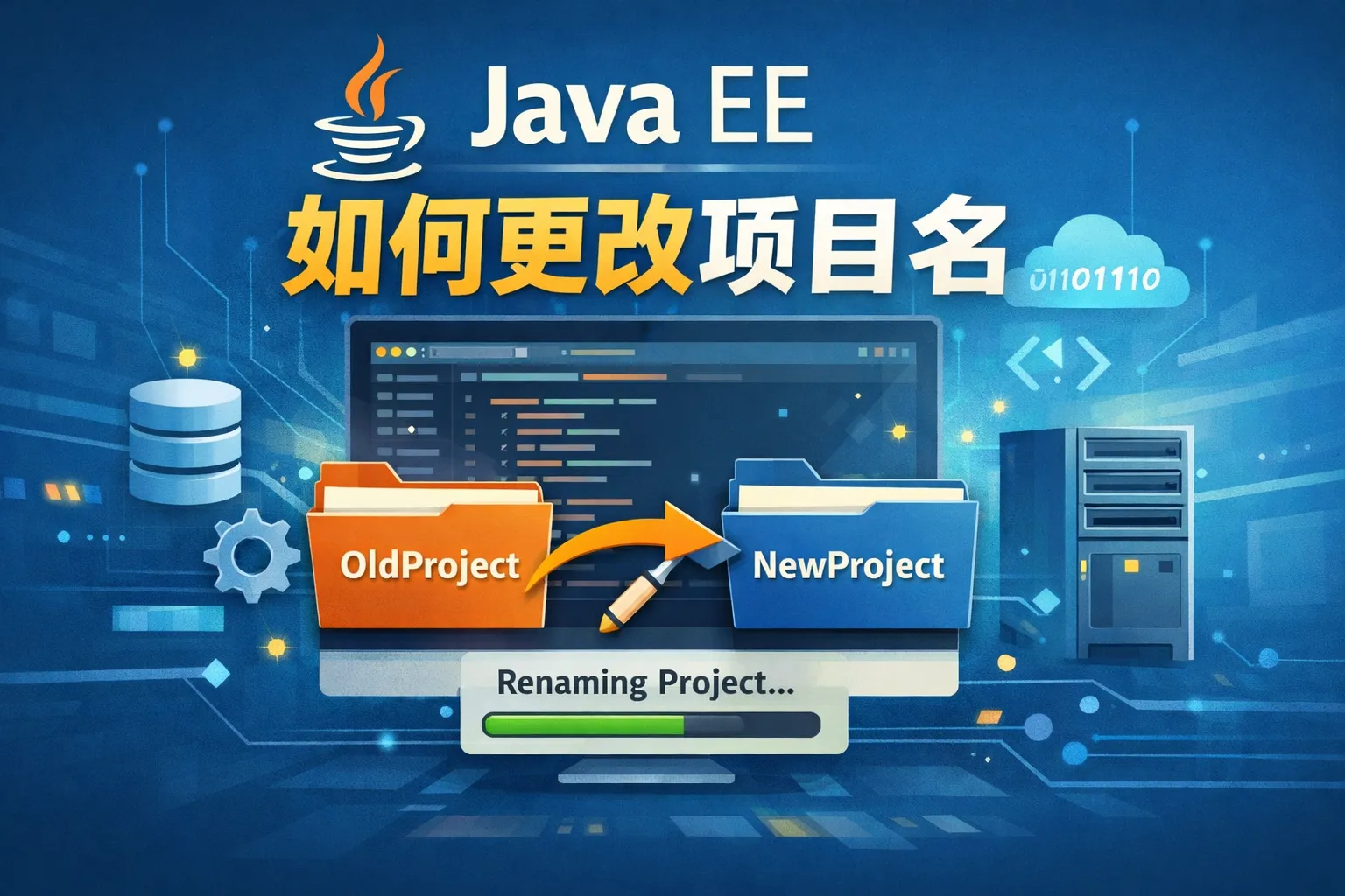 java ee如何更改项目名