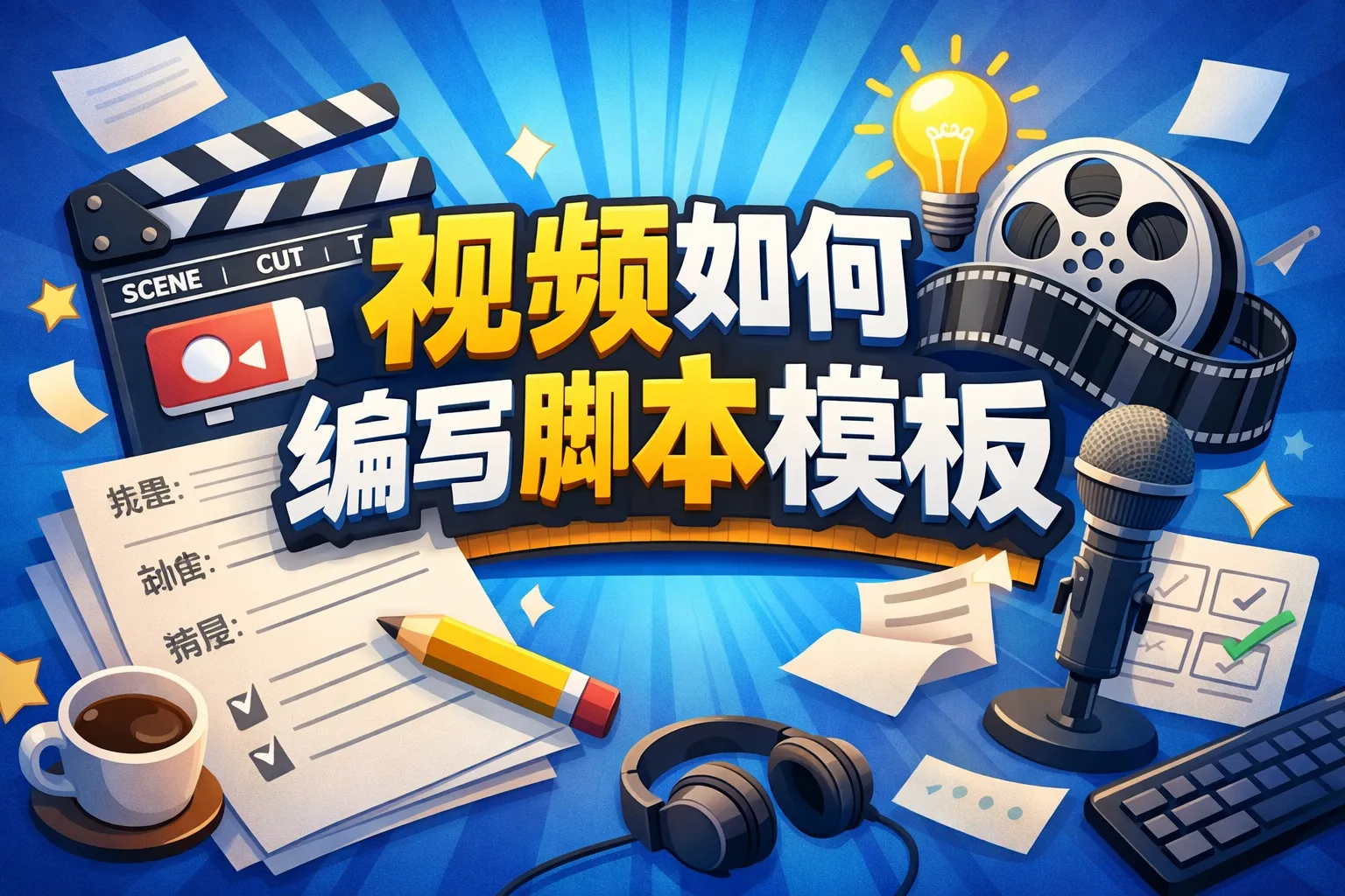 视频如何编写脚本模板