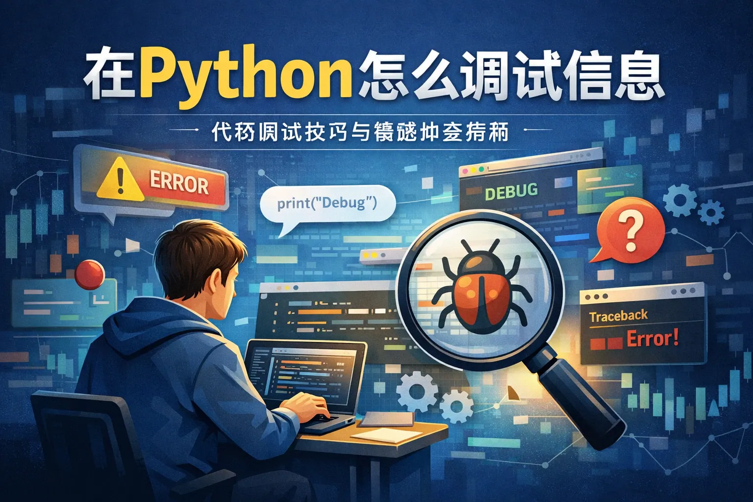 在python怎么调试信息