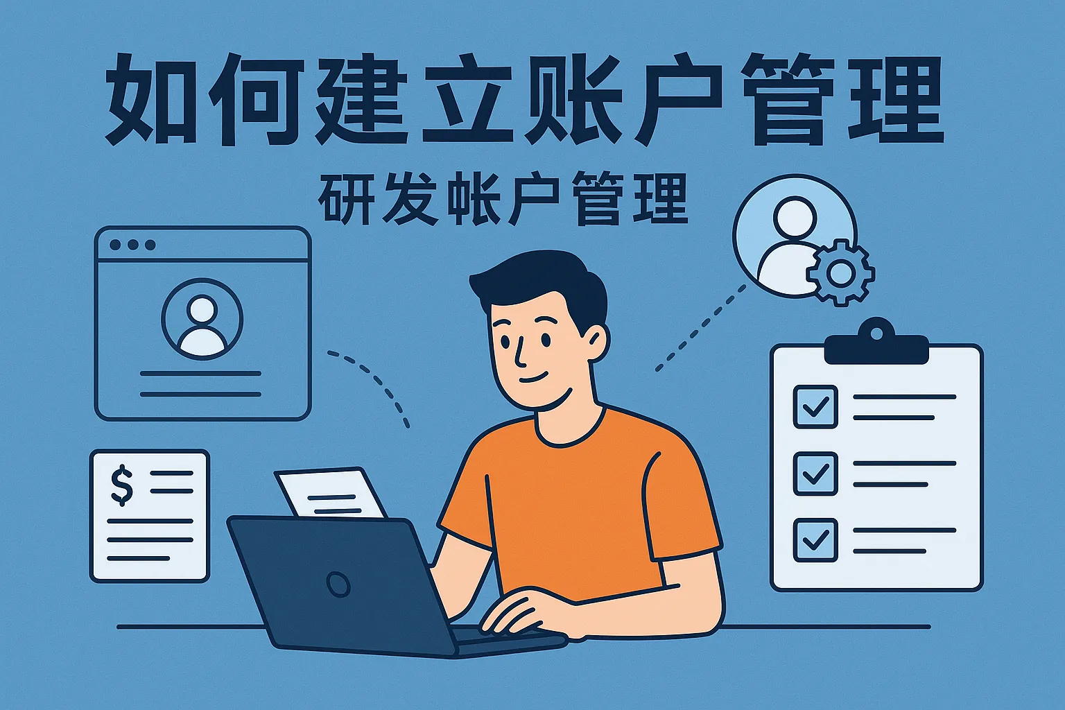 如何建立研发帐户管理
