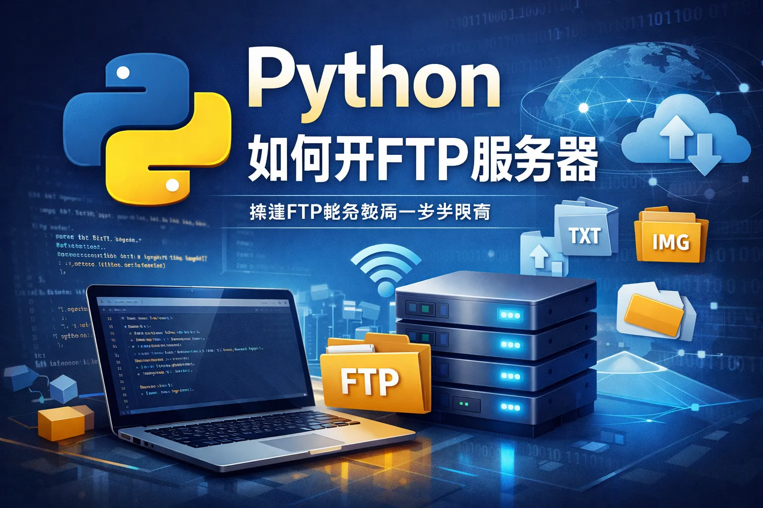 python 如何开ftp服务器