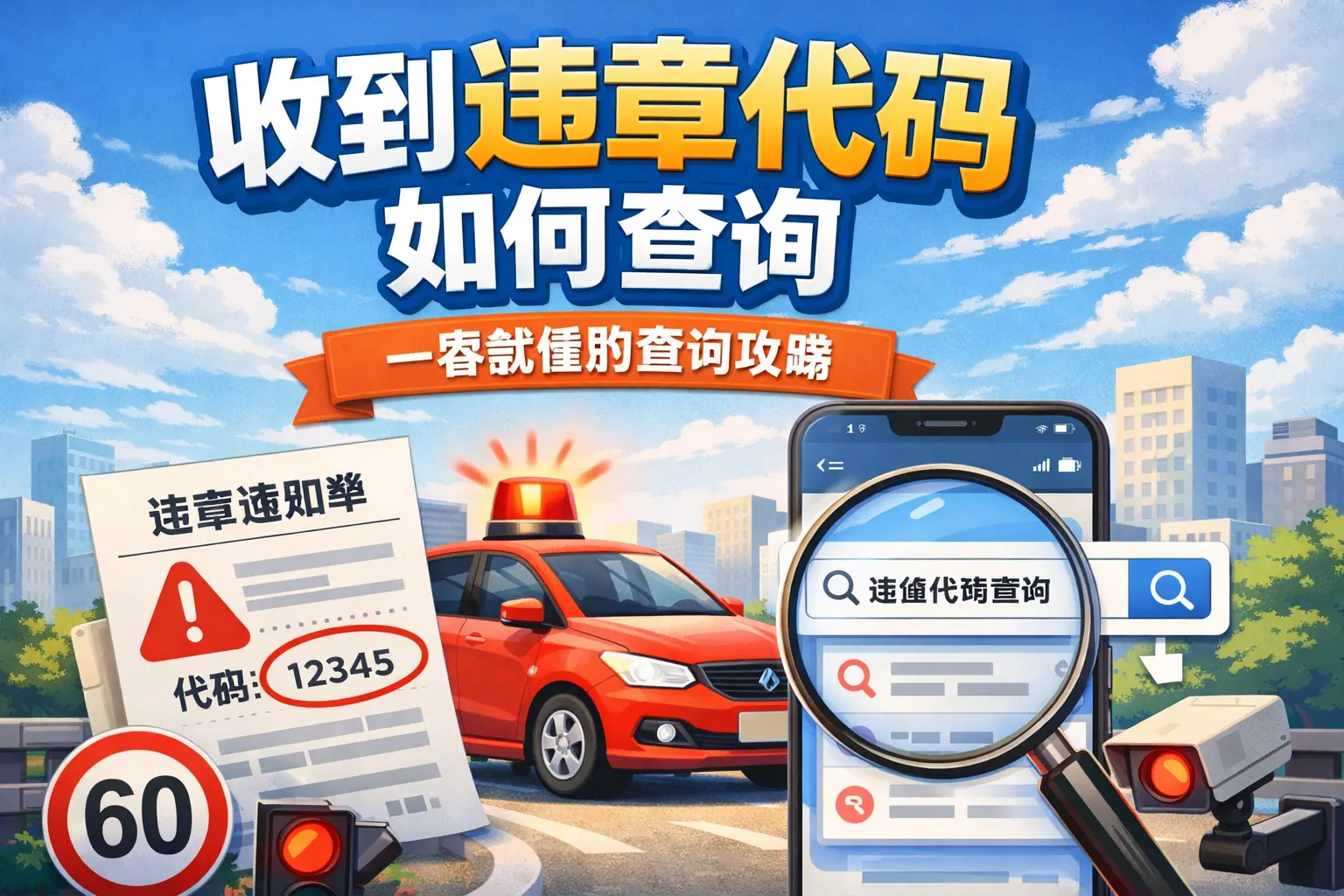 收到违章代码如何查询