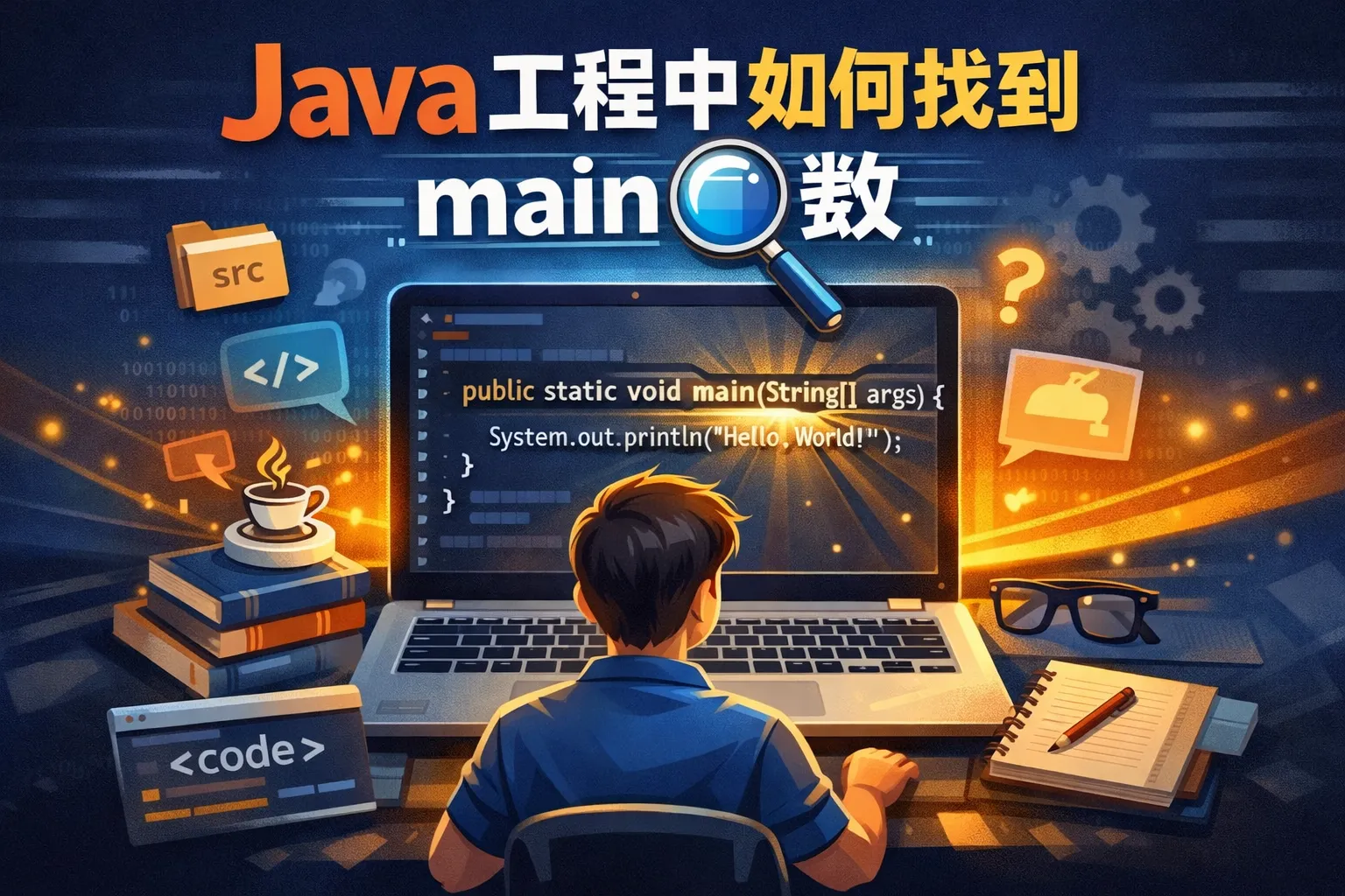 java工程中如何找到main函数